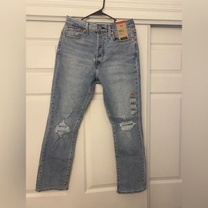 Levi High Rise Straight Jean Size 30
